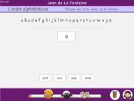 L'ordre alphabétique des mots