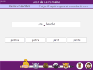Le genre et le nombre
