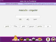 Le genre et le nombre