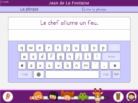 Dictée de phrases
