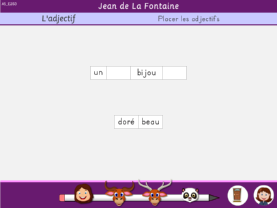 Placer les adjectifs